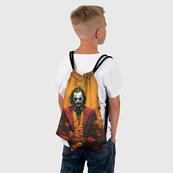 Рюкзак-мешок Джокер в поле цветов, цвет: 3D-принт — фото 2