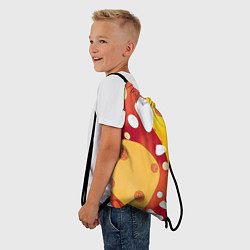 Рюкзак-мешок Теплая африканская абстракция, цвет: 3D-принт — фото 2