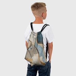 Рюкзак-мешок Абстракция с песком и водой, цвет: 3D-принт — фото 2