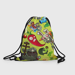 Рюкзак-мешок Растения против зомби с героями, цвет: 3D-принт
