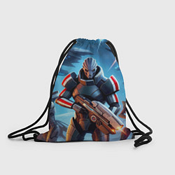 Рюкзак-мешок Mass Effect - space fantasy, цвет: 3D-принт