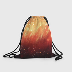 Мешок для обуви Желто-красная текстура блестящая