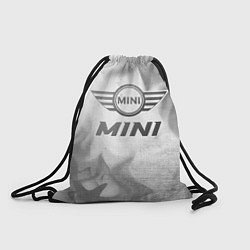 Рюкзак-мешок Mini - white gradient, цвет: 3D-принт