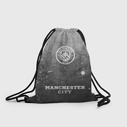 Рюкзак-мешок Manchester City - grey gradient по-центру, цвет: 3D-принт