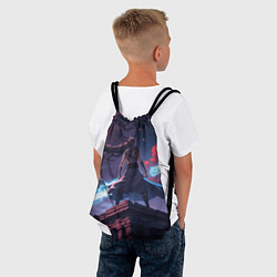 Рюкзак-мешок Эпичное аниме, цвет: 3D-принт — фото 2