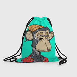 Рюкзак-мешок NFT ape steel, цвет: 3D-принт