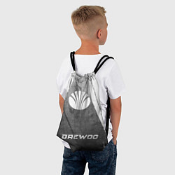 Рюкзак-мешок Daewoo - grey gradient по-центру, цвет: 3D-принт — фото 2
