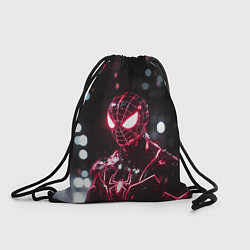 Рюкзак-мешок Человек-паук в красно-черном костюме, цвет: 3D-принт