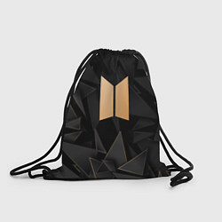 Рюкзак-мешок BTS golden poly, цвет: 3D-принт