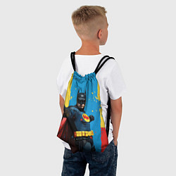 Рюкзак-мешок Бэтмен предупреждает, цвет: 3D-принт — фото 2