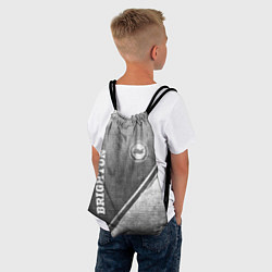 Рюкзак-мешок Brighton - grey gradient вертикально, цвет: 3D-принт — фото 2