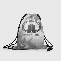 Рюкзак-мешок Great Wall - white gradient, цвет: 3D-принт