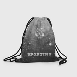Рюкзак-мешок Sporting - grey gradient по-центру, цвет: 3D-принт
