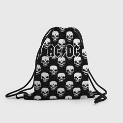 Рюкзак-мешок AC DC rock skull, цвет: 3D-принт