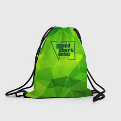 Рюкзак-мешок GTA6 green poly, цвет: 3D-принт