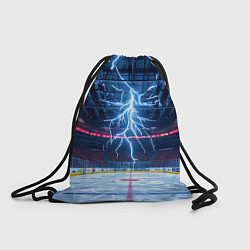 Мешок для обуви Удар молнии в хоккейную площадку