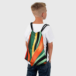 Рюкзак-мешок Тропическая жаркая абстракция, цвет: 3D-принт — фото 2