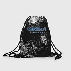 Рюкзак-мешок Genshin Impact брызги красок, цвет: 3D-принт