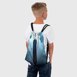 Рюкзак-мешок Боксерская груша в дыму, цвет: 3D-принт — фото 2