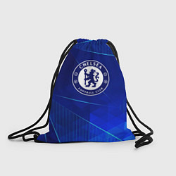 Рюкзак-мешок Chelsea blue poly, цвет: 3D-принт