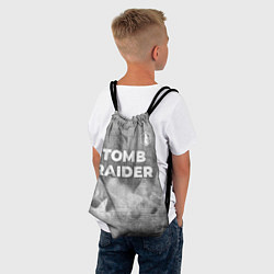 Рюкзак-мешок Tomb Raider - grey gradient посередине, цвет: 3D-принт — фото 2