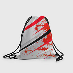 Рюкзак-мешок Color white red, цвет: 3D-принт