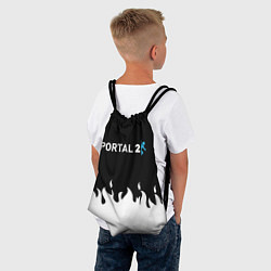 Рюкзак-мешок Portal белый огонь, цвет: 3D-принт — фото 2