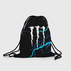 Мешок для обуви Monster energy неоновые молнии
