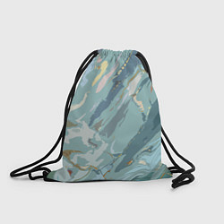 Мешок для обуви Холодный голубой абстракция