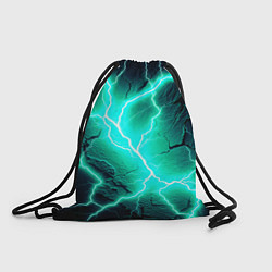Рюкзак-мешок Color light blue black, цвет: 3D-принт