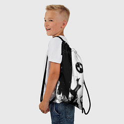 Рюкзак-мешок BMW black fire, цвет: 3D-принт — фото 2