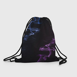 Рюкзак-мешок Color black blue pink, цвет: 3D-принт