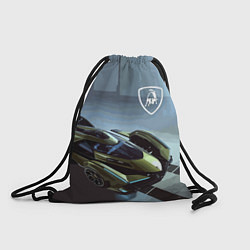 Рюкзак-мешок Lamborghini - motorsport extreme, цвет: 3D-принт