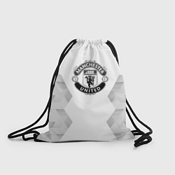 Рюкзак-мешок Manchester United white poly, цвет: 3D-принт