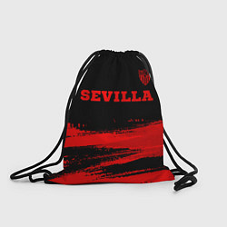 Рюкзак-мешок Sevilla - red gradient посередине, цвет: 3D-принт