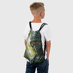 Рюкзак-мешок Мортал комбат Рептилия, цвет: 3D-принт — фото 2