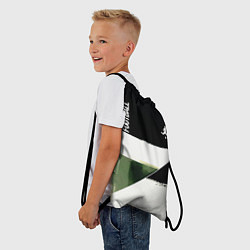 Рюкзак-мешок Футбол на фоне брызг красок, цвет: 3D-принт — фото 2