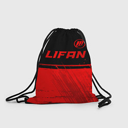 Рюкзак-мешок Lifan - red gradient посередине, цвет: 3D-принт