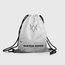 Рюкзак-мешок Watch Dogs - white gradient по-центру, цвет: 3D-принт