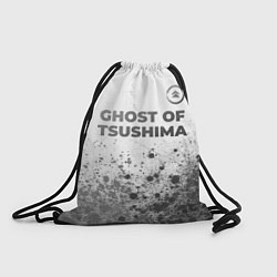 Рюкзак-мешок Ghost of Tsushima - white gradient посередине, цвет: 3D-принт