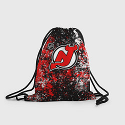 Рюкзак-мешок New Jersey Devils NHL black, цвет: 3D-принт
