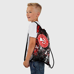 Рюкзак-мешок Atlanta Hawks, цвет: 3D-принт — фото 2