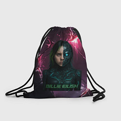 Мешок для обуви Билли Айлиш в стиле киберпанк