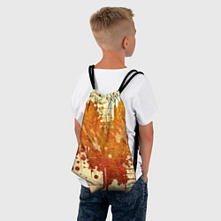 Рюкзак-мешок Абстракция - sunspot, цвет: 3D-принт — фото 2