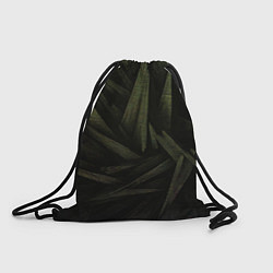 Рюкзак-мешок Абстракция - green triangles, цвет: 3D-принт