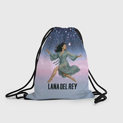 Рюкзак-мешок Lana Del Rey прыгает в платье, цвет: 3D-принт