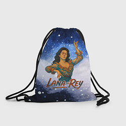 Рюкзак-мешок Lana Del Rey танцует, цвет: 3D-принт