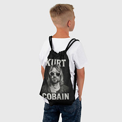 Рюкзак-мешок Курт Кобейн - гранж-арт, цвет: 3D-принт — фото 2