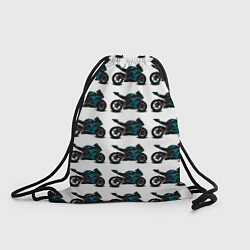 Мешок для обуви Motorbike blue