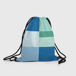 Мешок для обуви Мятное небо колор-блок